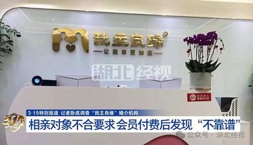 婚介迷局 我主良緣被曝宣傳與服務(wù)質(zhì)量割裂，紅娘配合高收費(fèi)背后成功率疑為虛構(gòu)